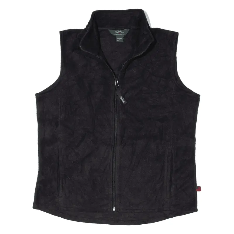 WOOLRICH Fleece Gilet Black Womens L