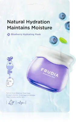 Frudia Blueberry Hydrating Mask for Sensitive and Dry Skin 20ml