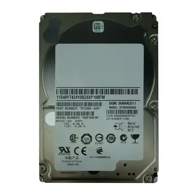 49Y7424 IBM 300GB 6Gb/s SAS 10000 2.5-inch 64MB Hard Drive