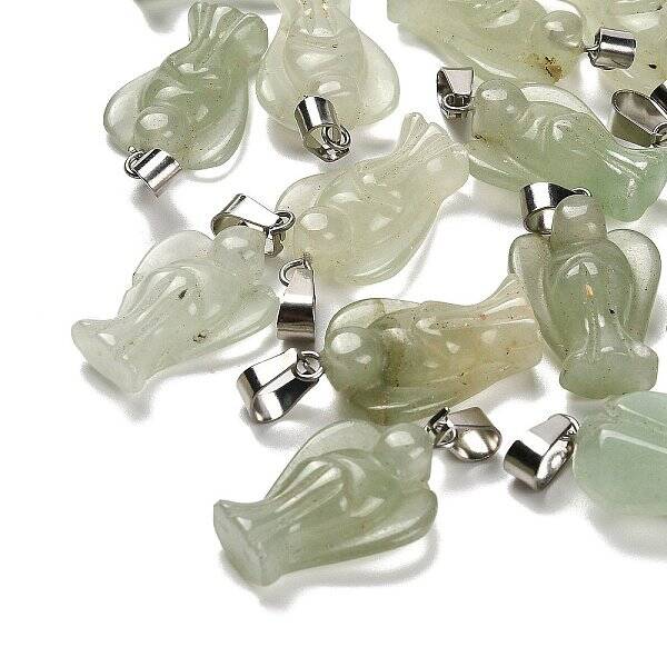 Natural Green Aventurine Pendants
