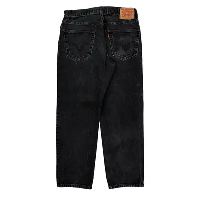550 Levis Jeans - 32W 28L Black Cotton