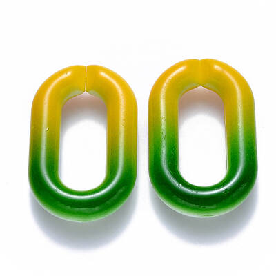 Two Tone Opaque Acrylic Linking Rings