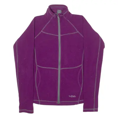 RAB Womens Fleece Jacket Purple UK 10