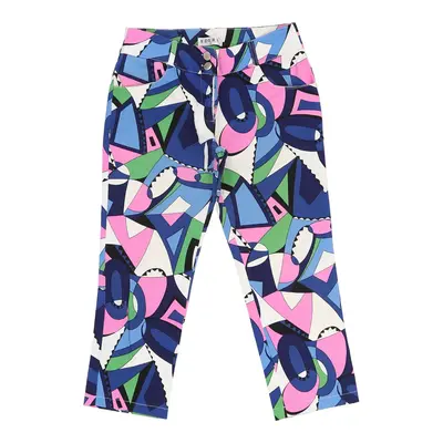 Edera Trousers - 30W UK 8 Blue Cotton