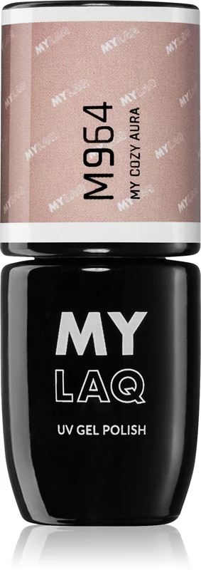 MYLAQ My Aura gel nail polish color My Cozy Aura 5 ml