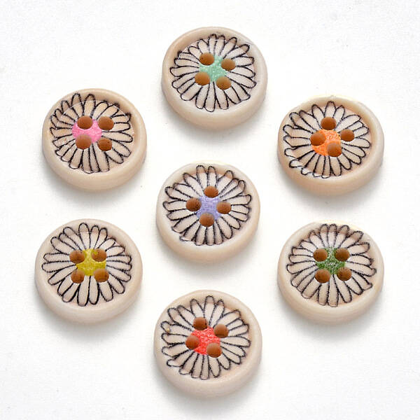 2-Hole Wooden Buttons