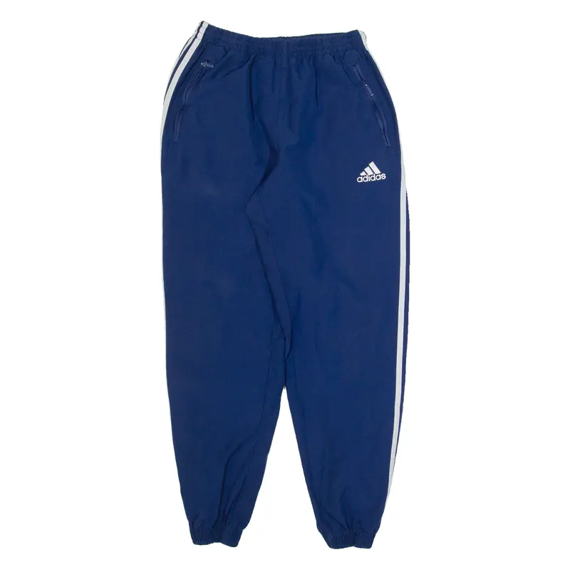 ADIDAS Mens Track Pants Blue Tapered M W24 L28