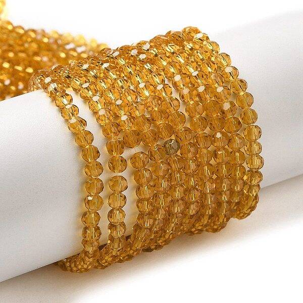 Transparent Glass Beads Strands