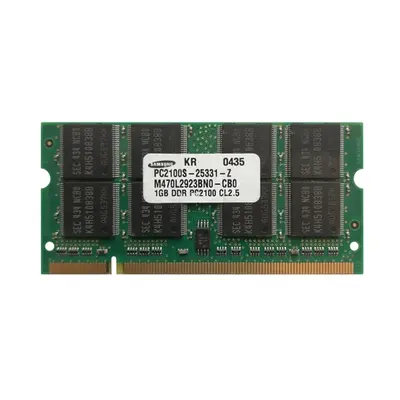 Samsung M470L2923BNO-CBO | 1GB DDR-266MHz PC-2100 Non-ECC Unbuffered SODIMM CL2.5 2Rx8 2.5V 200-Pin Memory Module