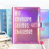 100 days Money Saving Challenge, Easy and Fun Way to Save $5,050, Savings Challenges Budget Book Binder with Cash