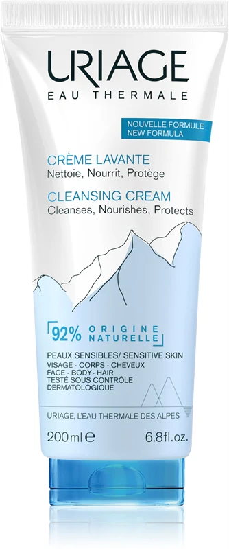 Uriage Nourishing Cleansing Cream for Sensitive Skin - 200ml