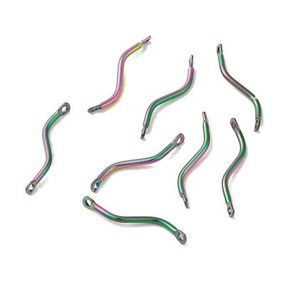 Ion Plating(IP) 304 Stainless Steel Links Connector Charms