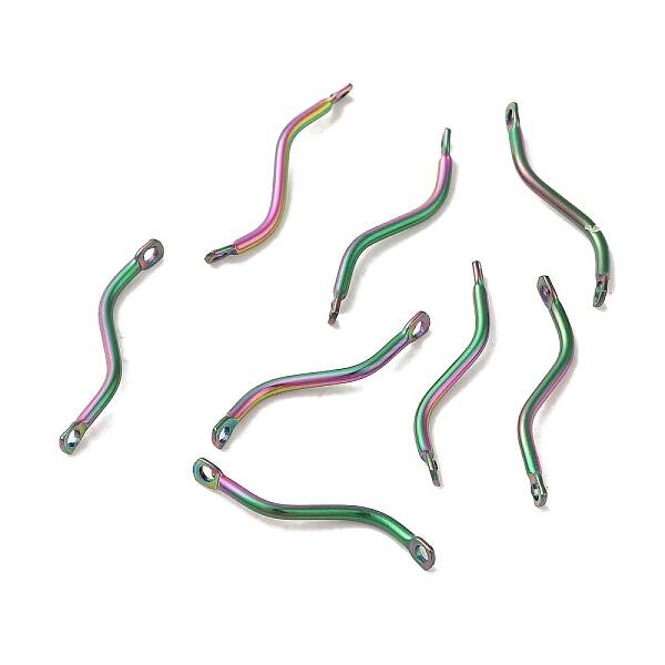 Ion Plating(IP) 304 Stainless Steel Links Connector Charms