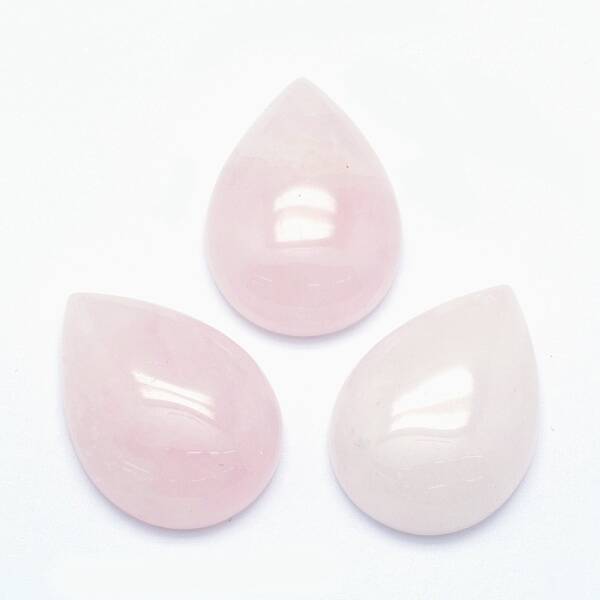 Natural Rose Quartz Cabochons