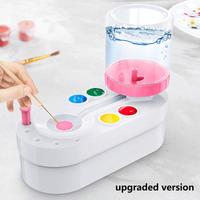 Paint Brush Cleaner, Paint Brush Flusher, Water Recycled Oil Brush Scrubber, Art Supplies for Students School Home