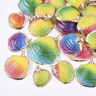 Electroplate Shell Pendants