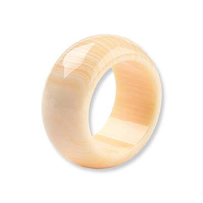 Resin Plain Band Finger Ring for Women