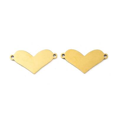 Ion Plating(IP) 201 Stainless Steel Connector Charms