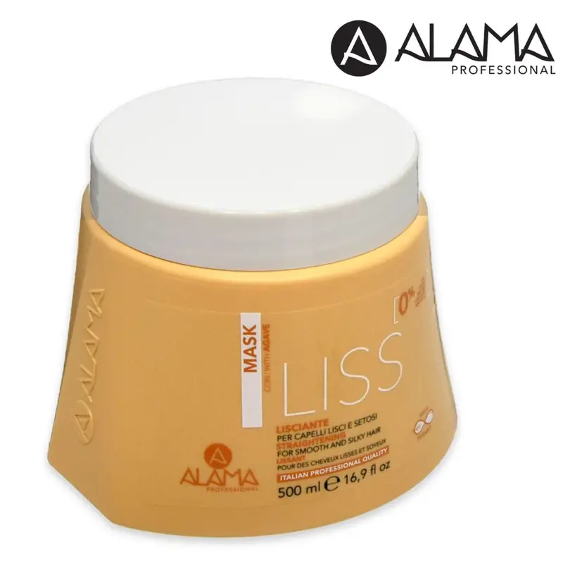 Alama professional smoothing mask for straight and silky hair 500 ml