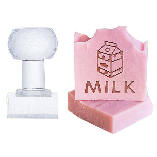 Clear Acrylic Soap Stamps with Big Handles