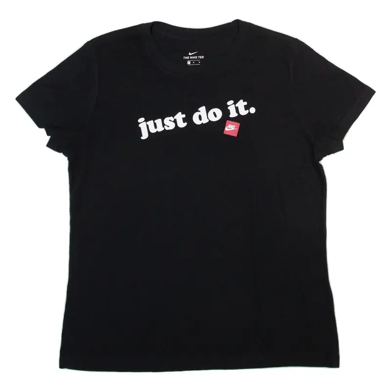 NIKE Womens T-Shirt Black M