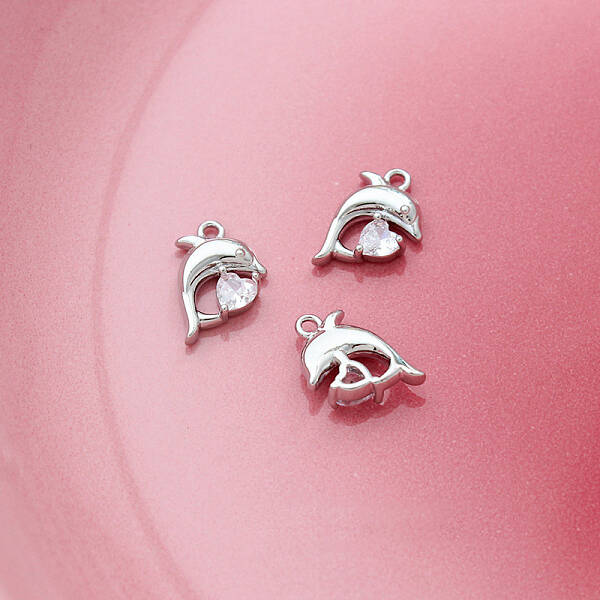 Brass Rhinestone Pendants