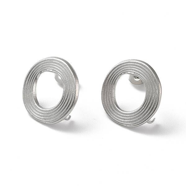 Non-Tarnish 304 Stainless Stud Earring Findings