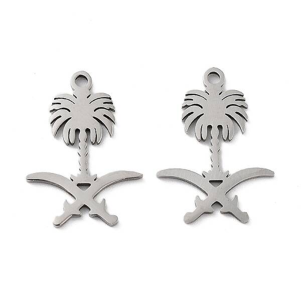 Non-Tarnish 201 Stainless Steel Connector Charms