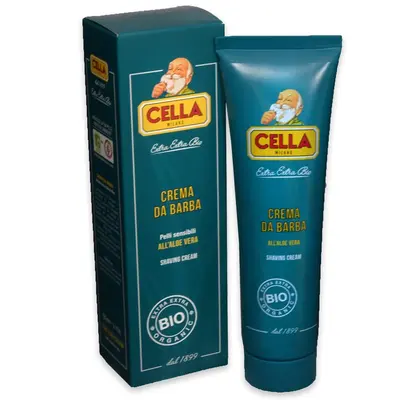 Cella milano organic shaving cream 150 ml tube