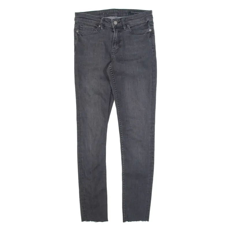 ALL SAINTS Womens Jeans Grey Slim Skinny W26 L28