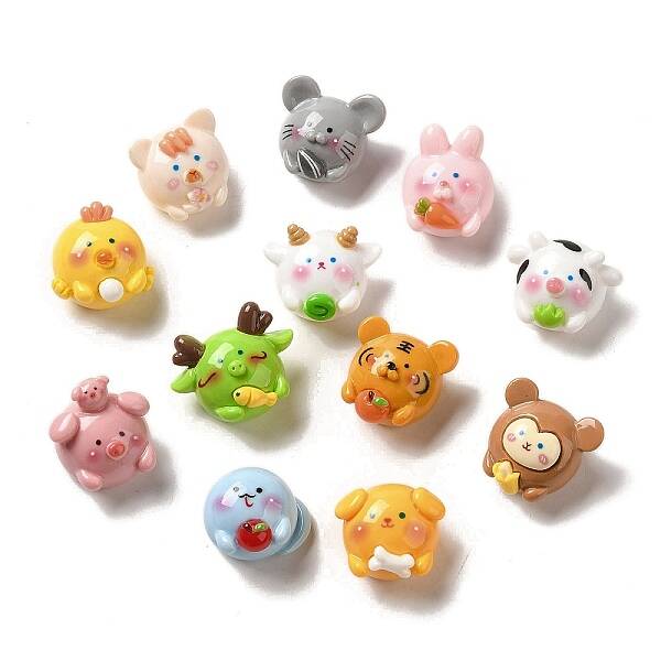 Opaque Resin Decoden Cabochons