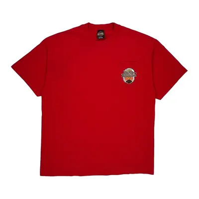 Nag'S Head North Carolina Harley Davidson Graphic T-Shirt - 2XL Red Cotton