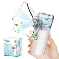 Portable Handheld Nebulizer, Rechargeable Mesh Spacer Machine with Accessories for Adult & Kid, Handheld Electric Atomizer fo...