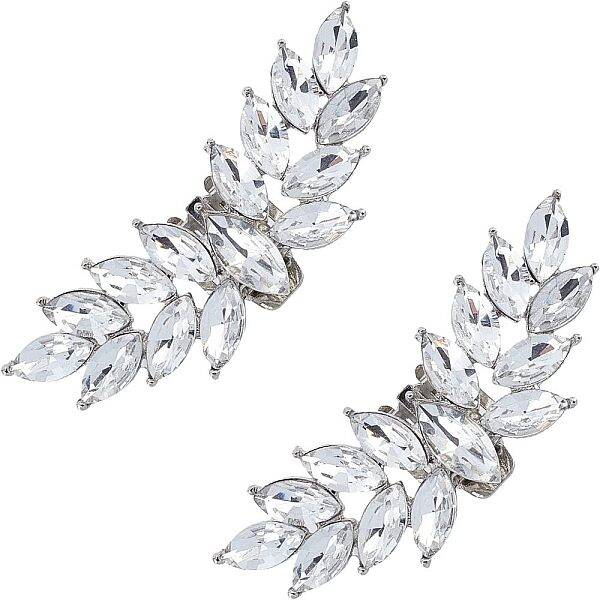 1Pair Alloy Rhinestone Shoe Buckle Clasps