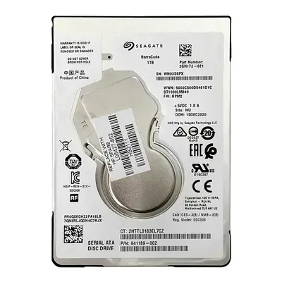 941189-002 HP 1TB 6Gb/s SATA 7200 3.5-inch 128MB Hard Drive