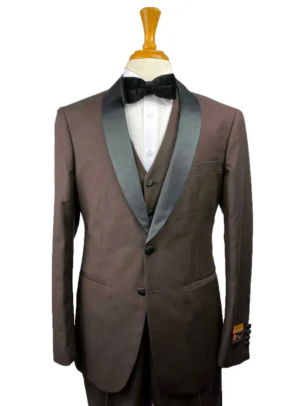 NLO-Tux-SH	Brown-Blk -  Tuxedo Wholesale  Distributors