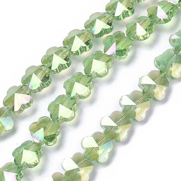 Electroplate Glass Beads Strands