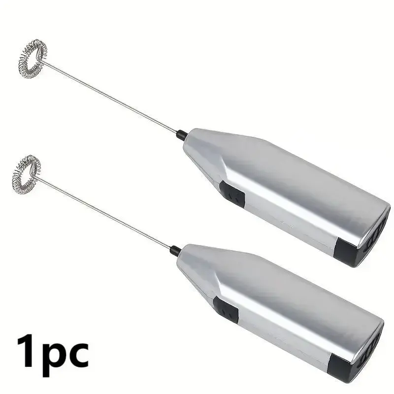 Handheld Imitation Stainless Steel Milk Frother, Frother Blender Espresso Cappuccino Latte Maker, Battery Powered Blender (Ba...