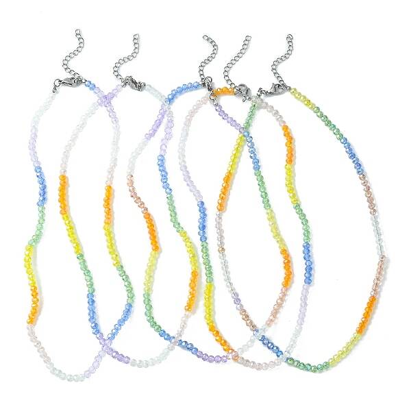 Glass Round Beaded Necklace