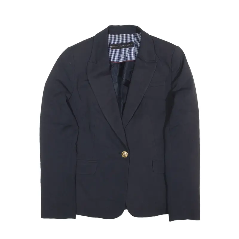 ZARA BASIC Blazer Jacket Grey Womens S