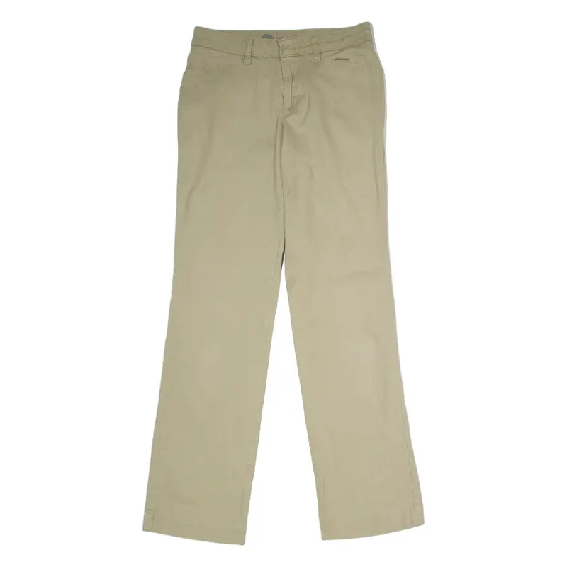 DICKIES Curvy Workwear Womens Trousers Beige Regular Straight W28 L31