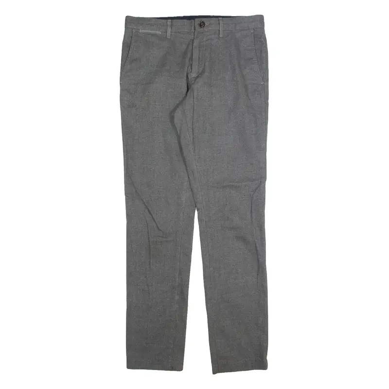TOMMY HILFIGER Chino Mens Trousers Grey Slim Tapered W30 L30