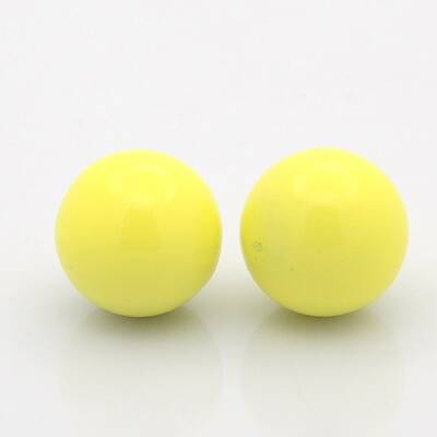 No Hole Spray Painted Brass Round Ball Beads Fit Cage Pendants