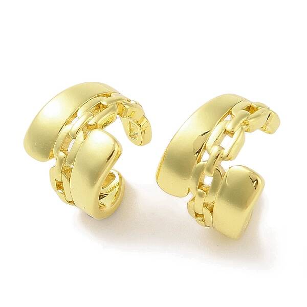 Brass Cuff Earrings for Women