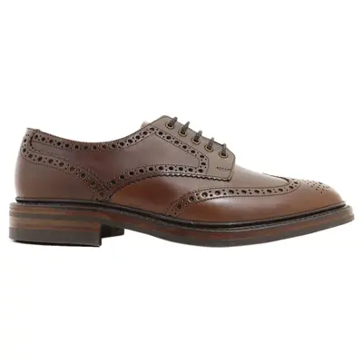 Loake Chester Leather Men's Lace Up Shoes - Brown Chromexcel - Size:US 8 Men