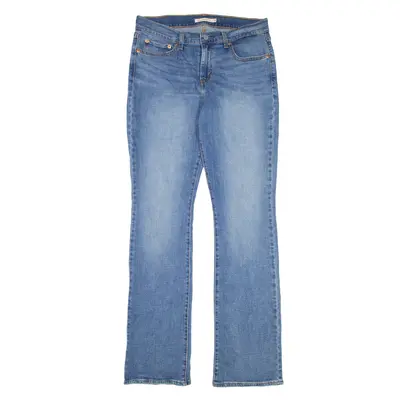 LEVI'S 415 Jeans Blue Denim Relaxed Bootcut Stone Wash Womens W28 L34
