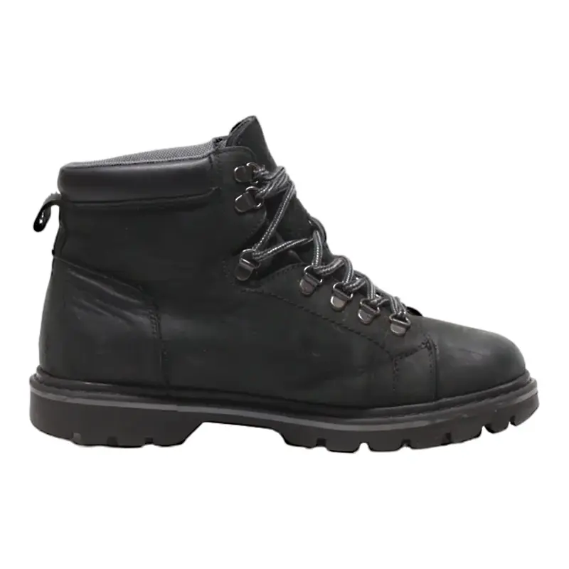 HAMER JACK Lace-Up Boots Black Leather Mens UK 7.5