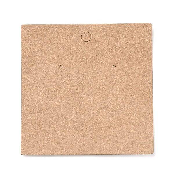 Blank Kraft Paper Earring Display Cards