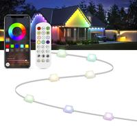Permanent Outdoor Lights, 50 FT Smart Eaves Lights with 100 Modes, RGB Permanent Light, 30 LED Waterproof Outdoor Lighting fo...