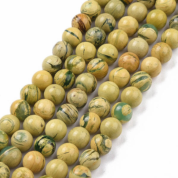 Natural Verdite Stone Beads Strands